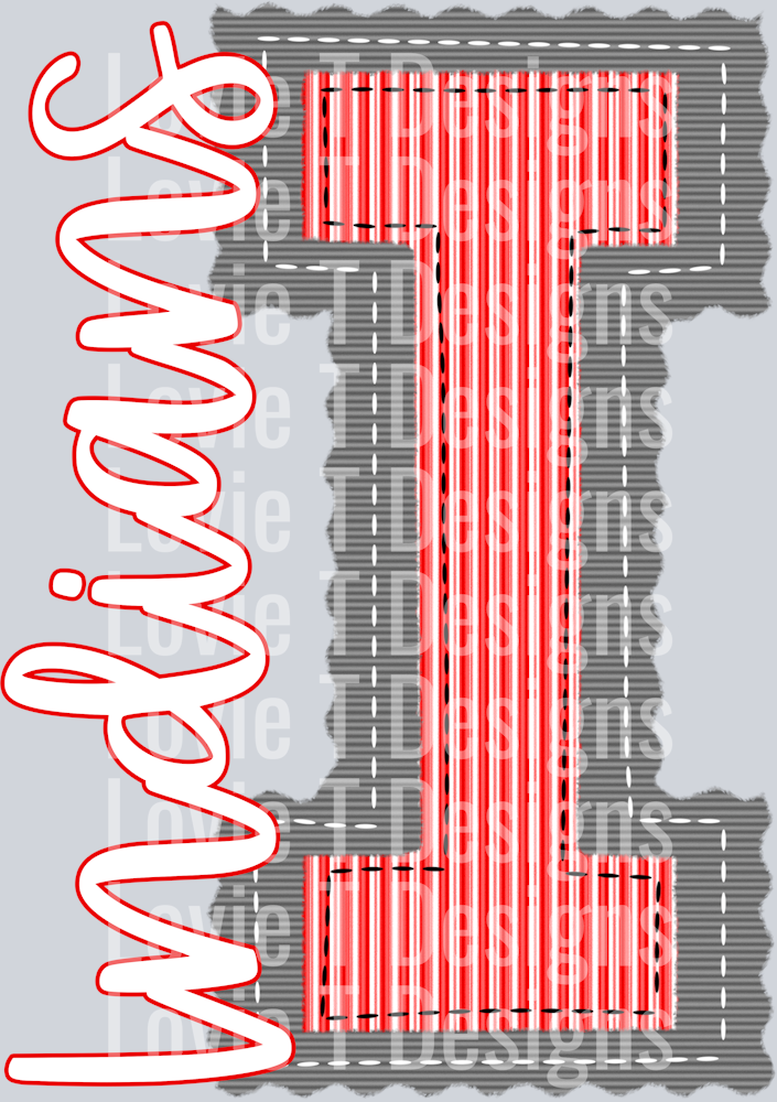 I INDIANS GRAY BASE AND RED TOP PREPSTER