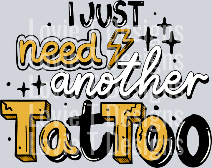 I_just_Need_Another_Tattoo_Black_And_Yellow