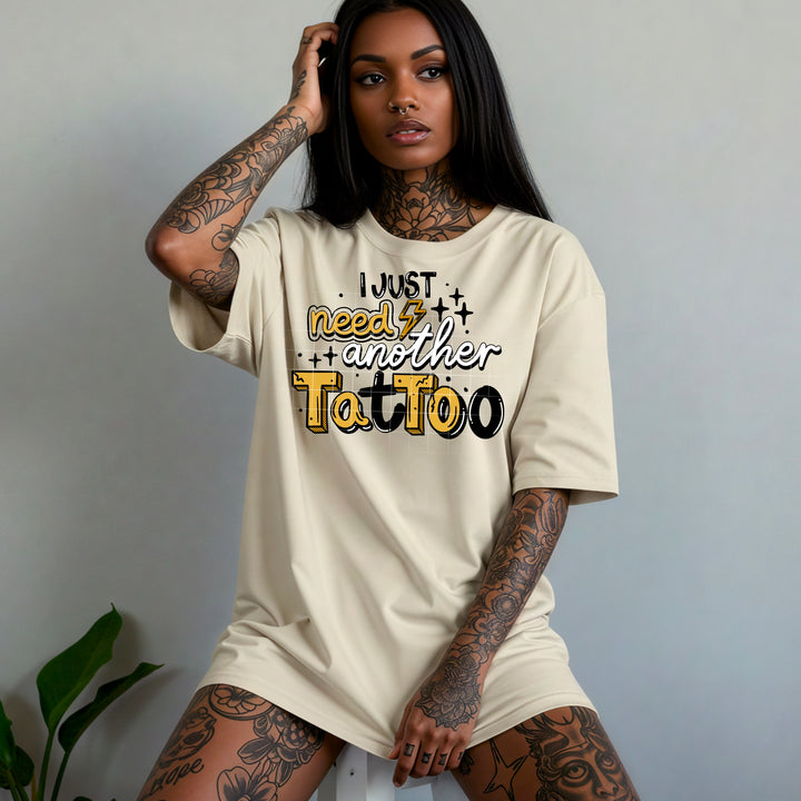 I JUST NEED ANOTHER TATTOO BLACK AND YELLOW
