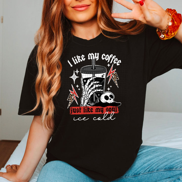 I LIKE MY COFFEE LIKE MY SOUL WHITE WORDS