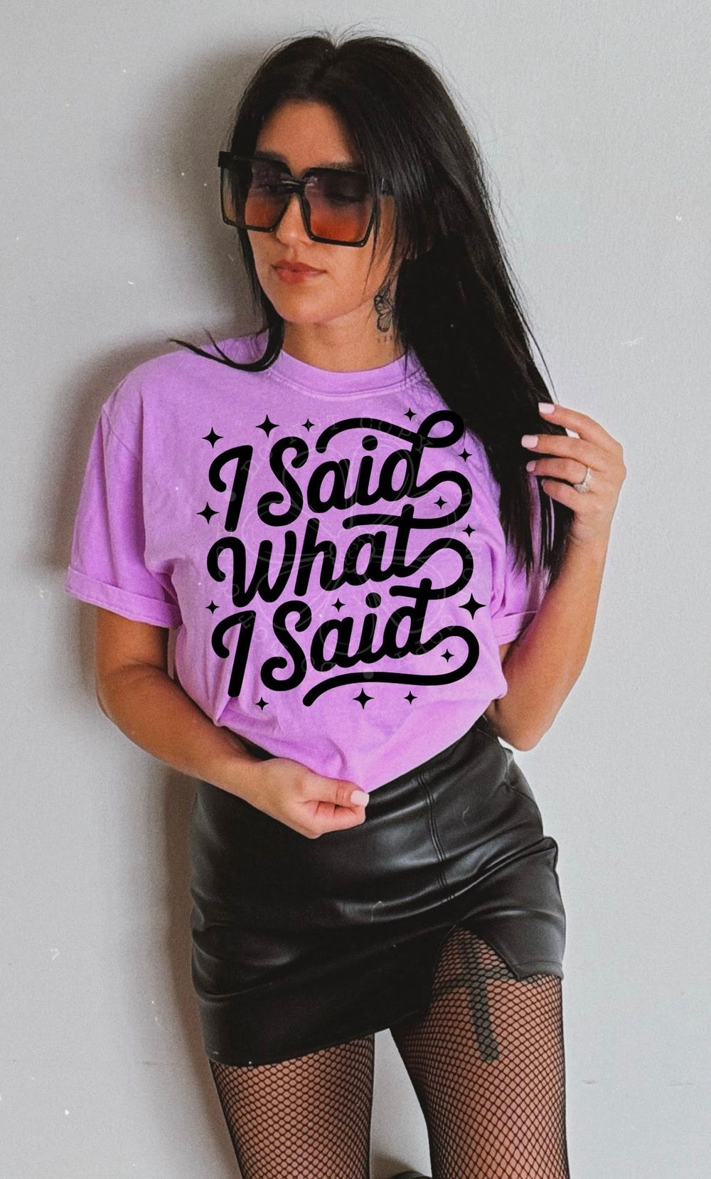 I Said What I Said DTF transfer design – image 1