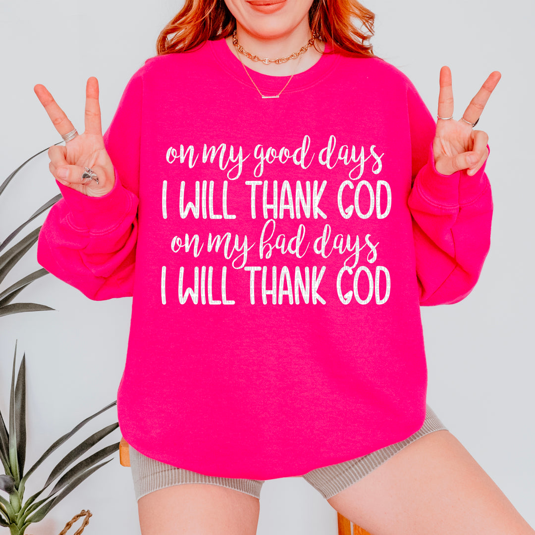 I WILL THANK GOD   WHITE