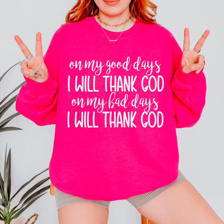 I WILL THANK GOD   WHITE