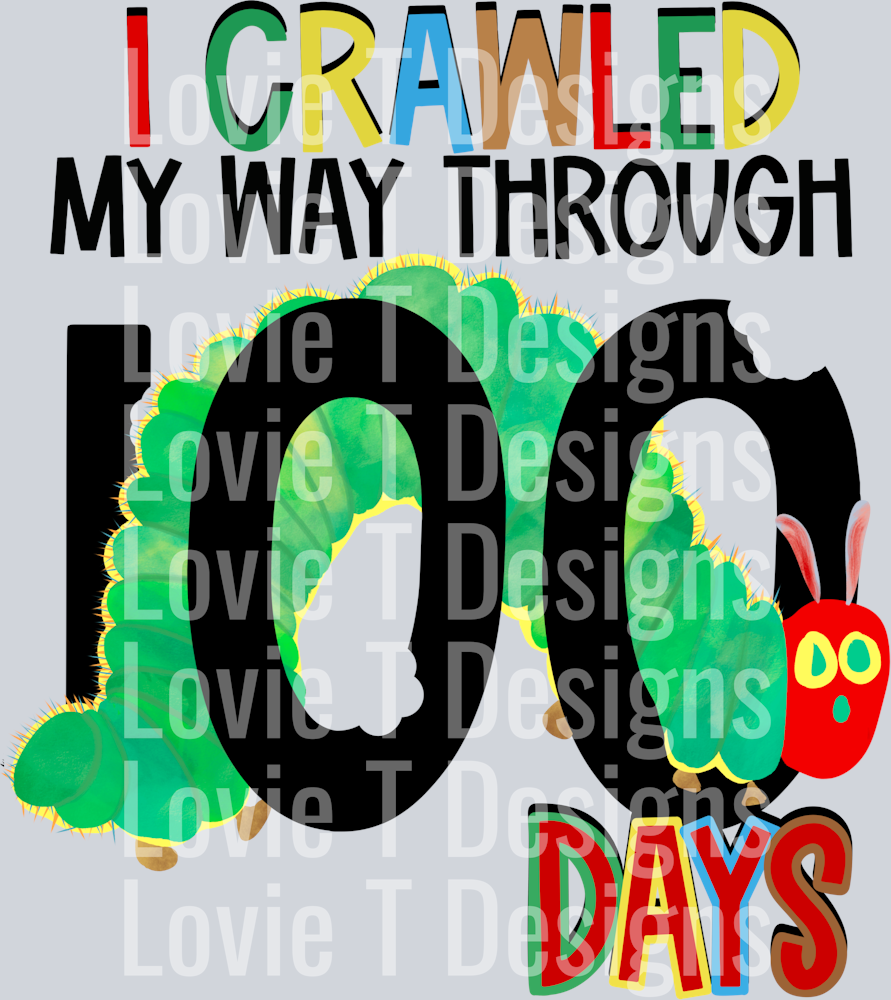 I crawled my way through 100 days