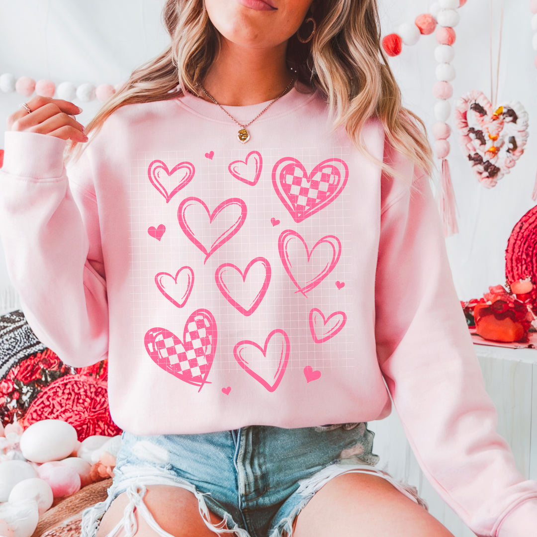 SINGLE COLOR HEARTS PINK