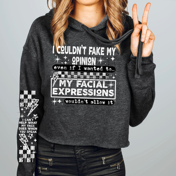 FACIAL EXPRESSIONS SLEEVE WHITE