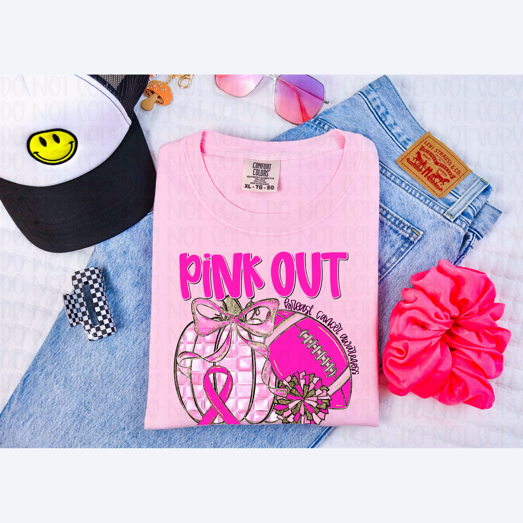 Pink Out Football – DTF Transfer