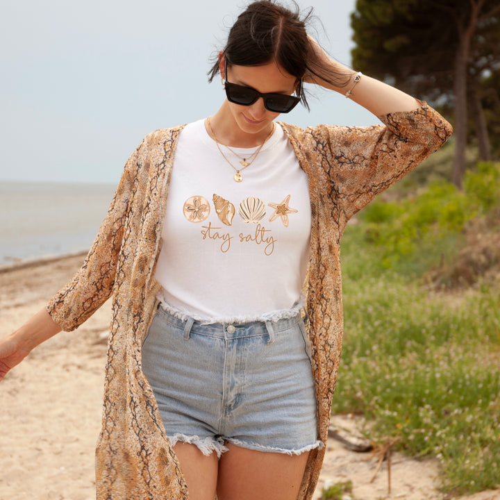 TAN STAY SALTY SHELLS
