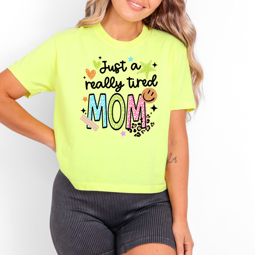 REALLY TIRED MOM BLACK