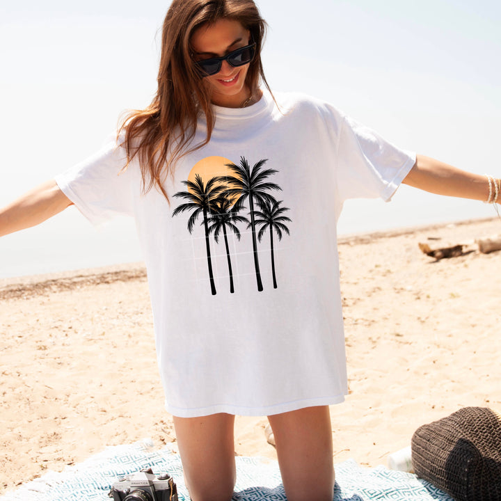 PALM TREES BLACK