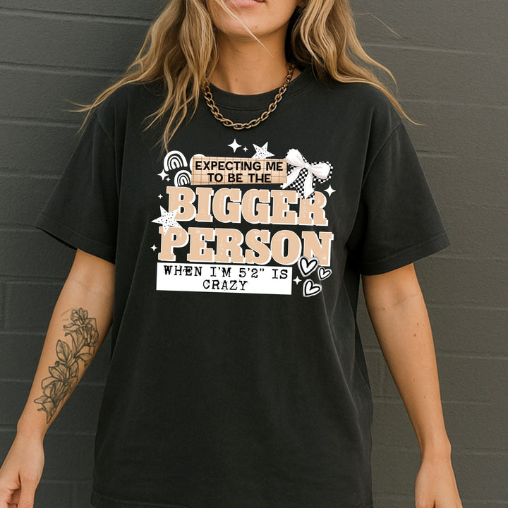 TAN BIGGER PERSON WHITE