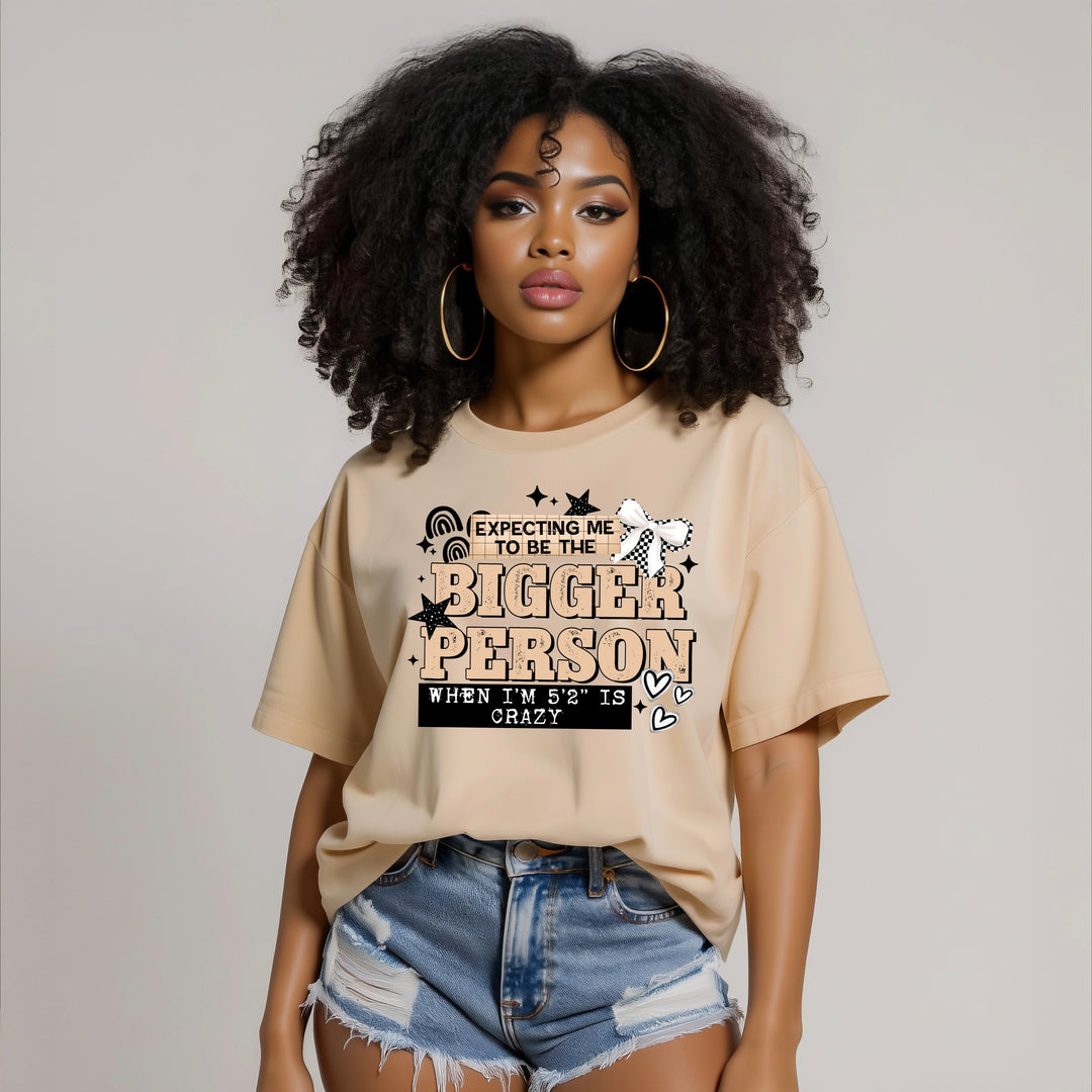 TAN BIGGER PERSON BLACK