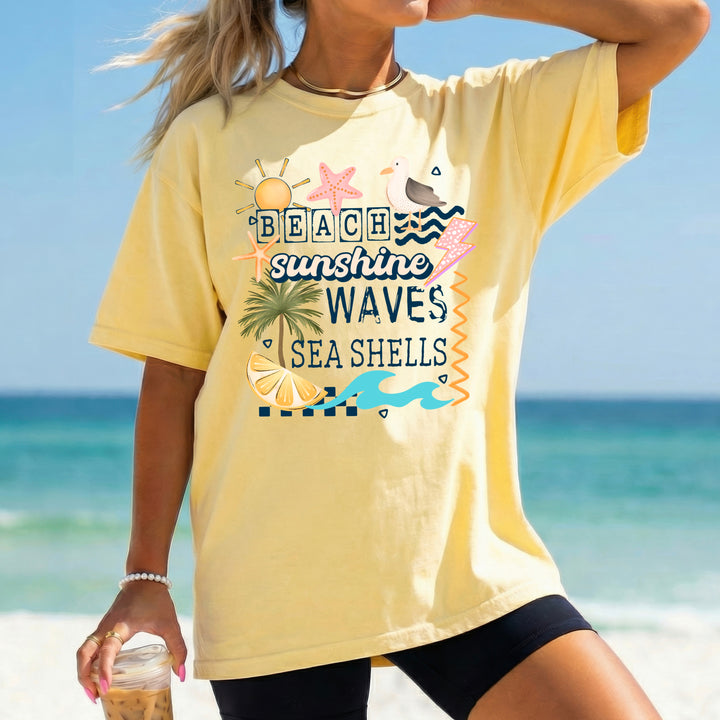 BEACH SUNSHINE WAVES