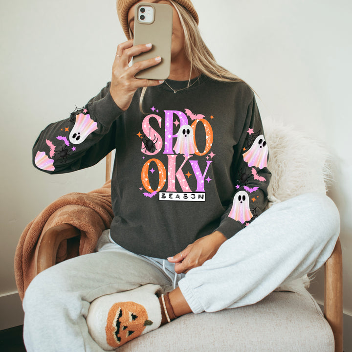 SPOOKY SEASON PASTEL GHOST SLEEVE