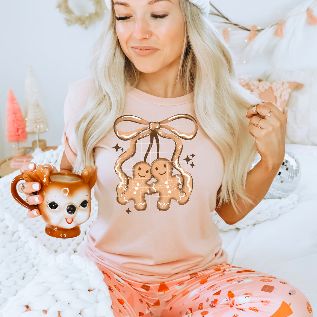 GINGERBREAD CHERRY BOW