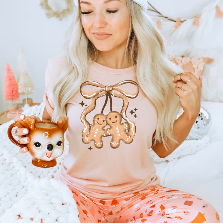 GINGERBREAD CHERRY BOW