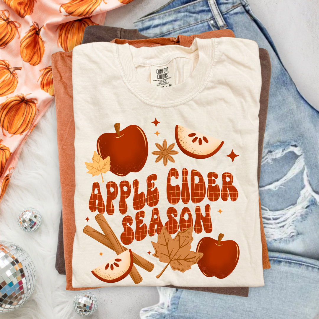 Apple Cider Season Fall DTF transfer mockup