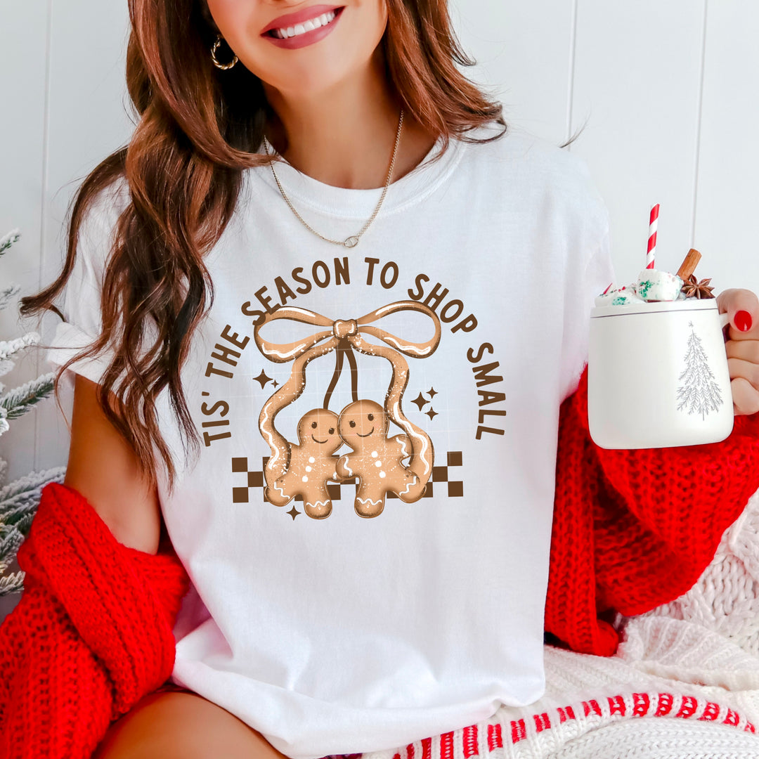 Tis the Season to Shop Small Gingerbread DTF transfer design – image 1