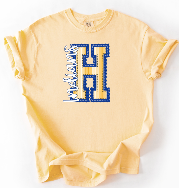 INDIANS ROYAL BASE AND YELLOW TOP PREPSTER