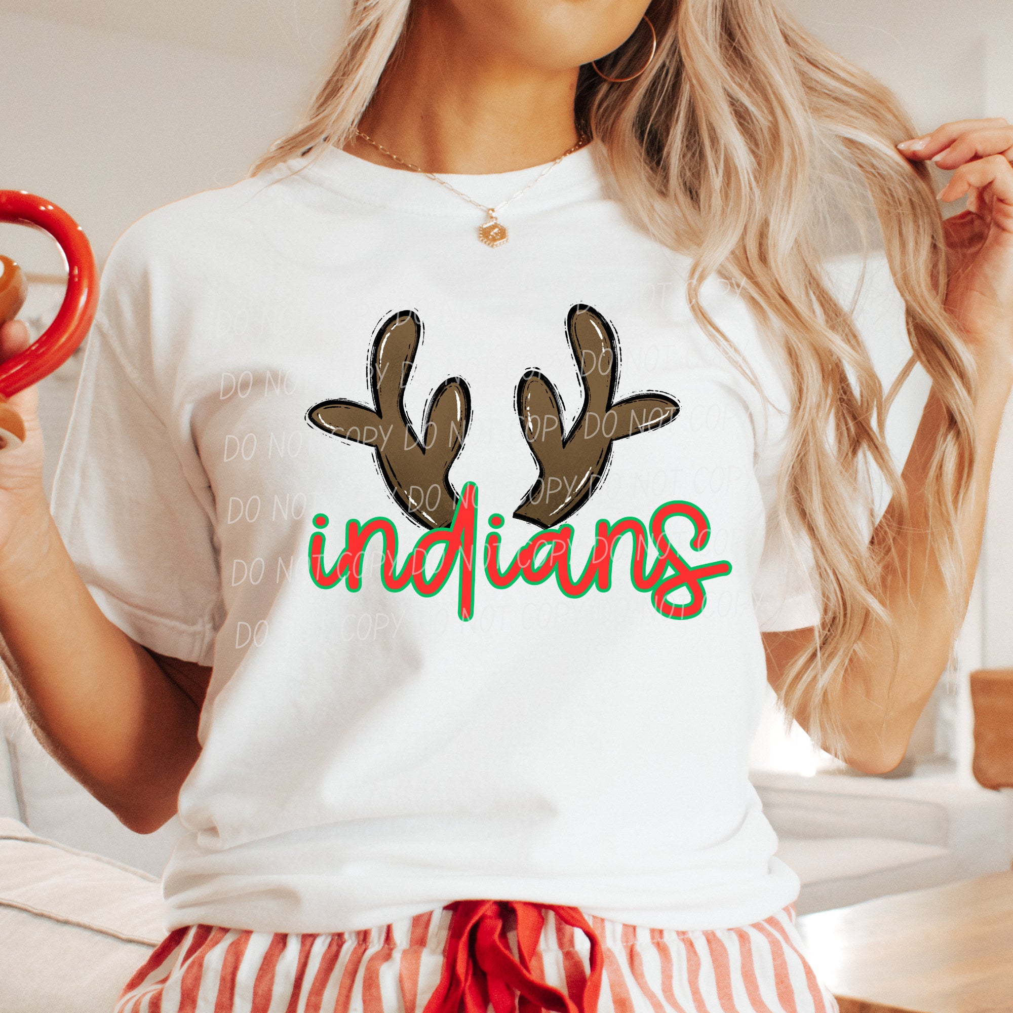 Reindeer Mascots INDIANS design