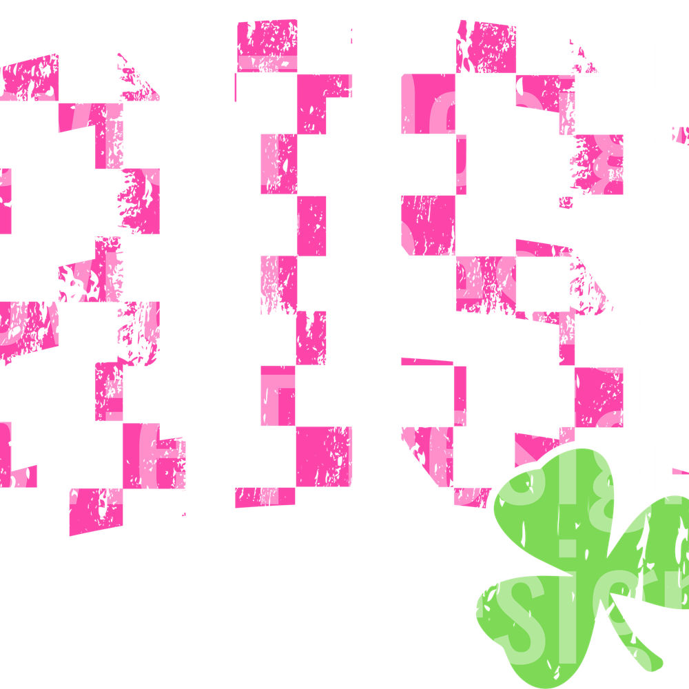 IRISH PINK CHECKERED ARCH