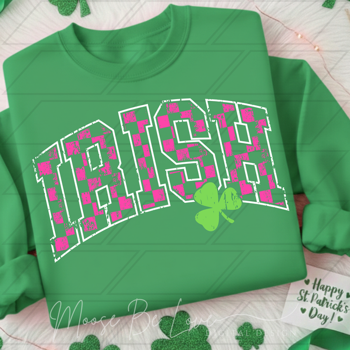 IRISH PINK CHECKERED ARCH