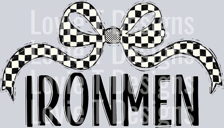 IRONMEN CHECKER WIDE BOW
