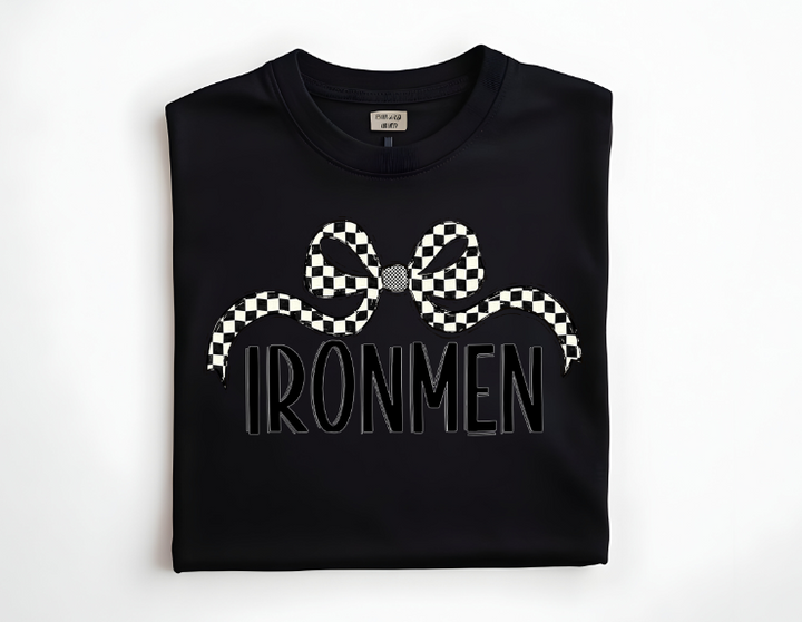 IRONMEN CHECKER WIDE BOW