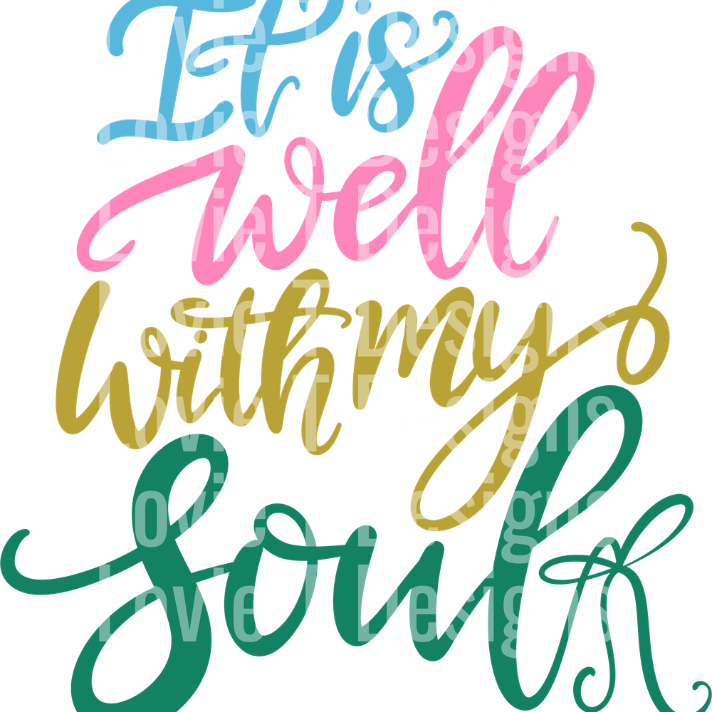 IT IS WELL WITH MY SOUL DARK