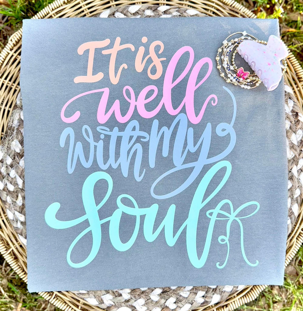It Is Well With My Soul DTF transfer design