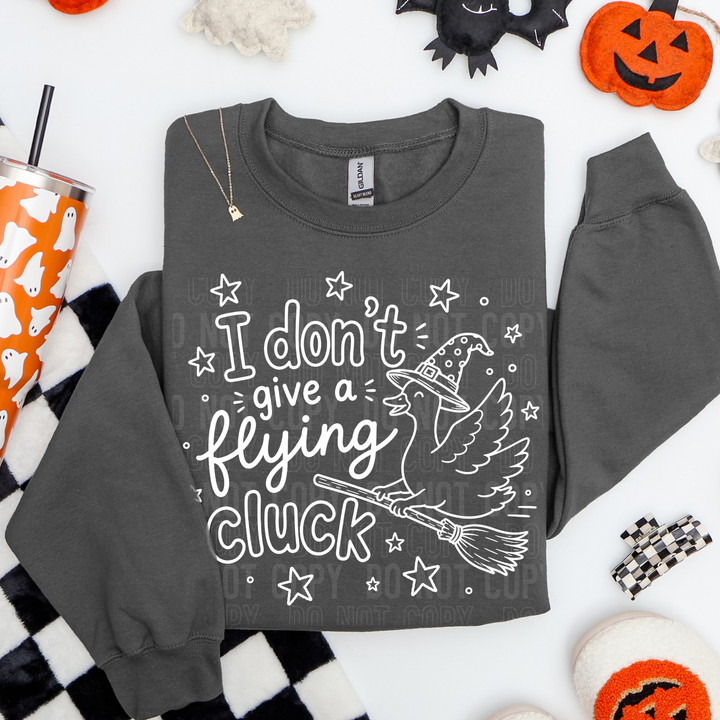 I DON'T GIVE A FLYING CLUCK WHITE mockup