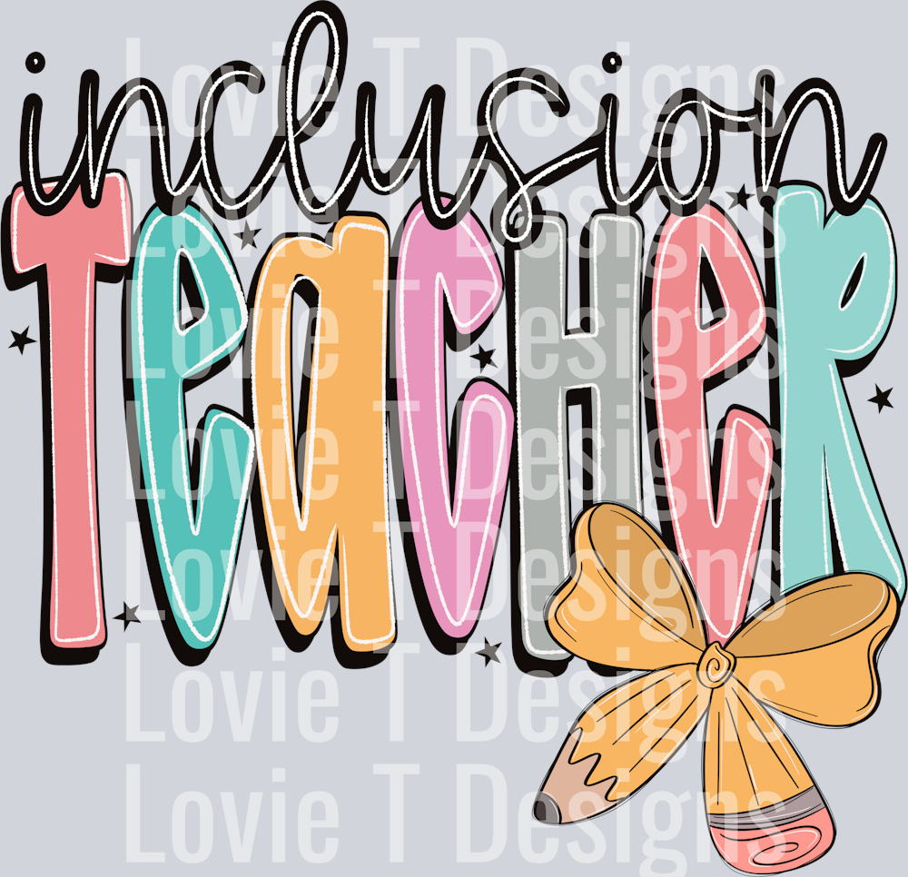 Inclusion Teacher Doodle Pencil