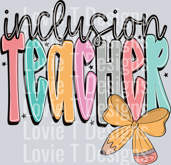 Inclusion Teacher Doodle Pencil