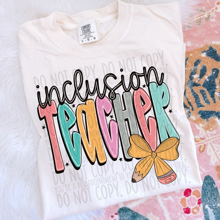 INCLUSION TEACHER DOODLE PENCIL