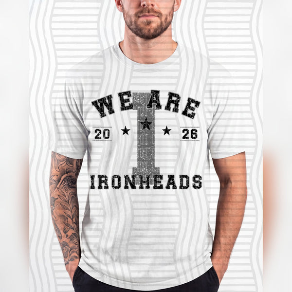 Varsity Initials Mascots Ironheads design
