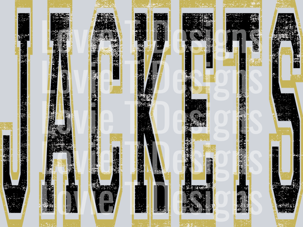 JACKETS BLACK AND OLD GOLD VARSITY STYLE