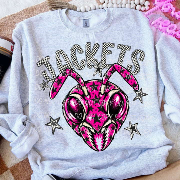 Jackets All Star mascot DTF transfer