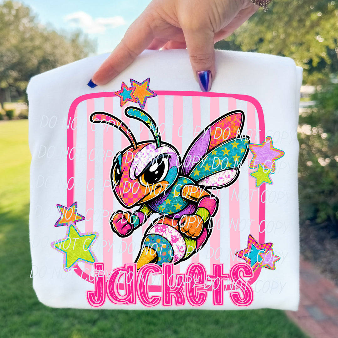 Jackets Funky Fresh mascot DTF transfer