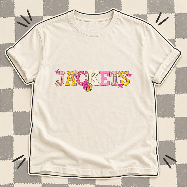 Jackets Mixed Doodle Softball Mascots – Sweet Softball DTF transfer mockup