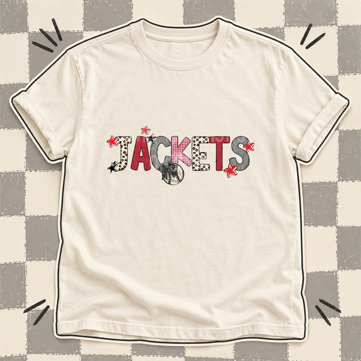 Mixed Doodle Baseball Mascots – Stitched Ballpark Jackets design
