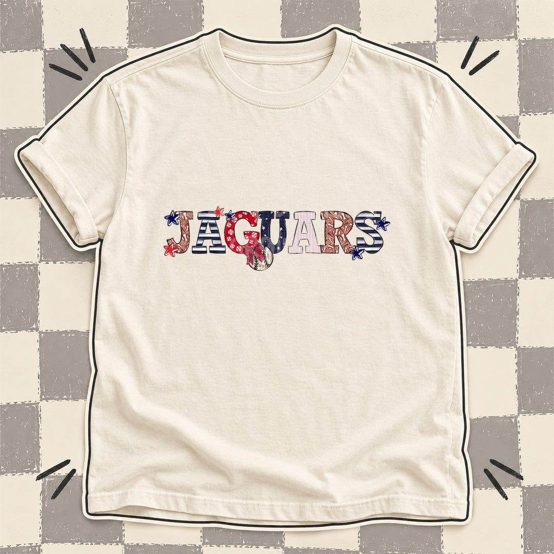 Jaguars Mixed Doodle Baseball Mascots – Ballpark Classic DTF transfer mockup