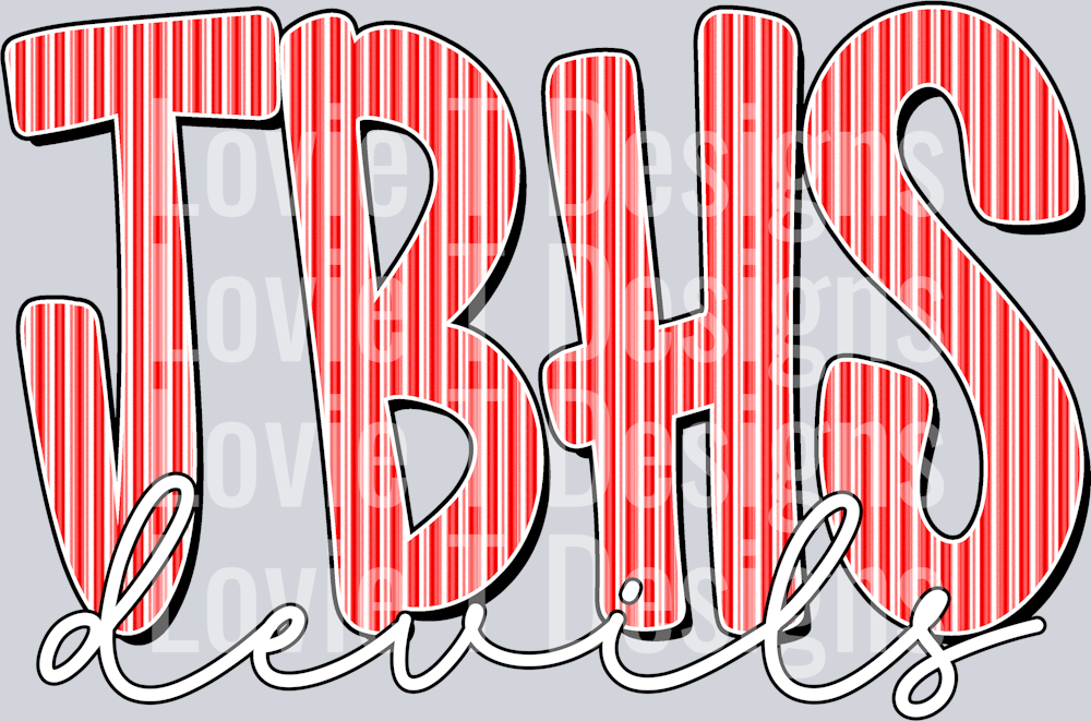 JBHS DEVILS RED SEERSUCKER