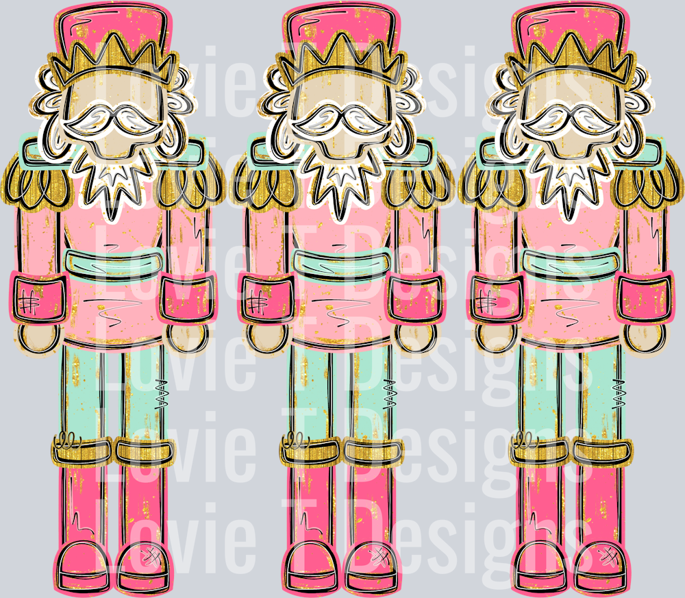 JCD Glam Nutcracker Trio Bright