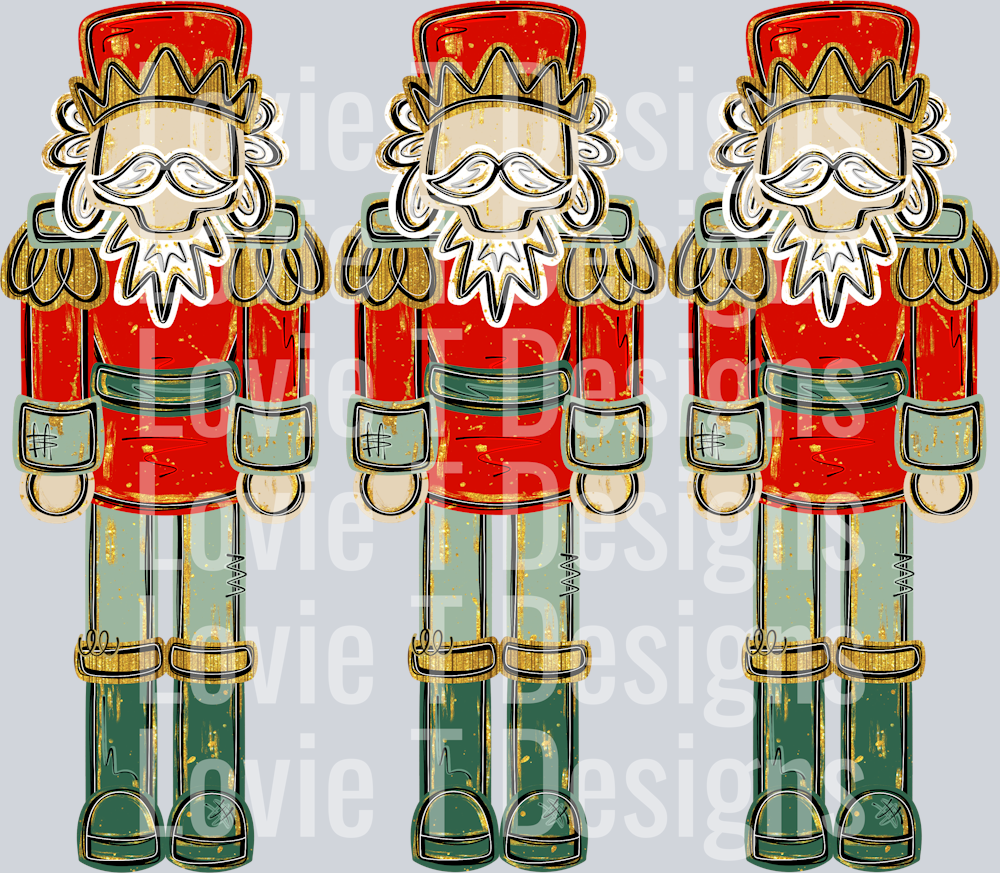 JCD Glam Nutcracker Trio Traditional