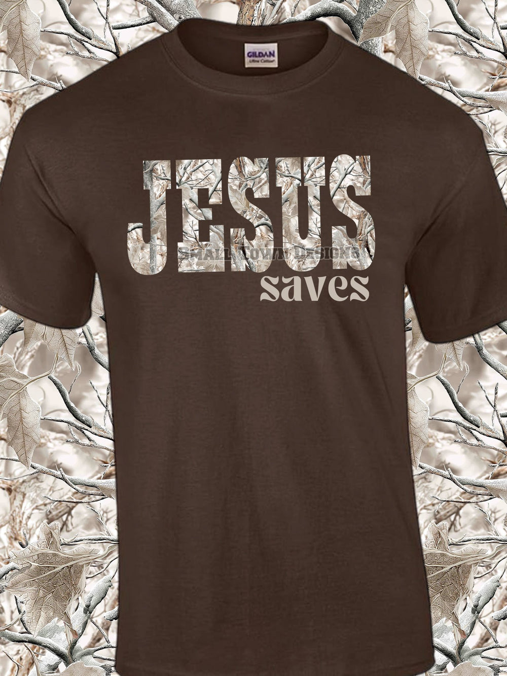 Jesus Camo DTF transfer design – image 1