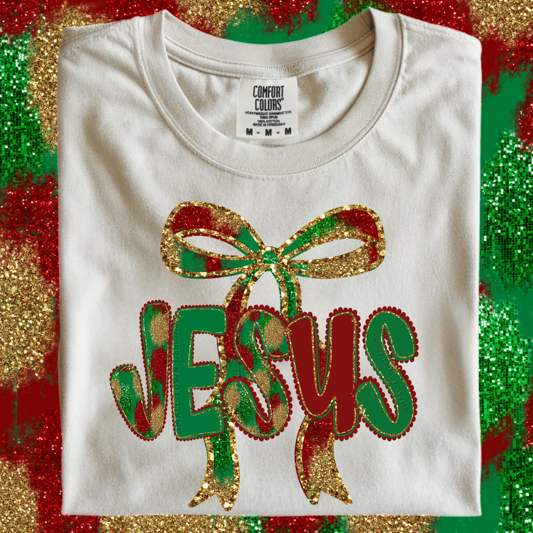 JESUS CHRISTMAS BOW