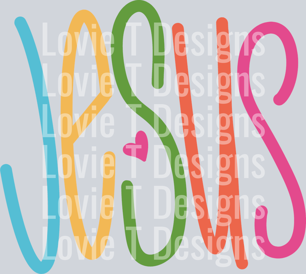 JESUS LETTERING