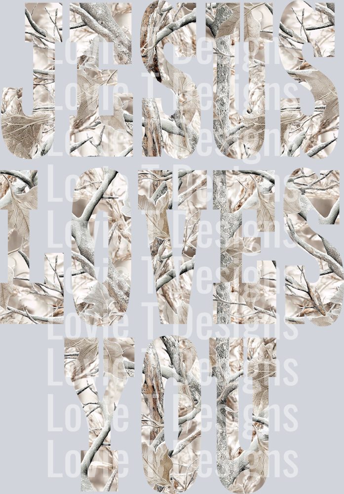 JESUS LOVES YOU CAMO