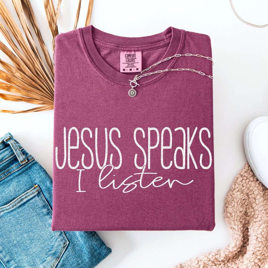 JESUS SPEAKS WHITE