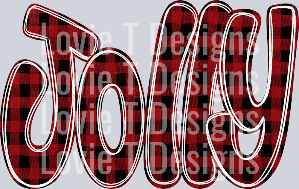 Jolly Funky Doodle Buffalo Check